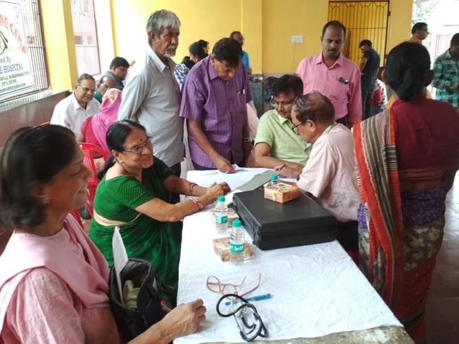 Free Health Check up and Blood Donation camp